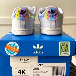 Stan Smith Adidas Velcro Shoes